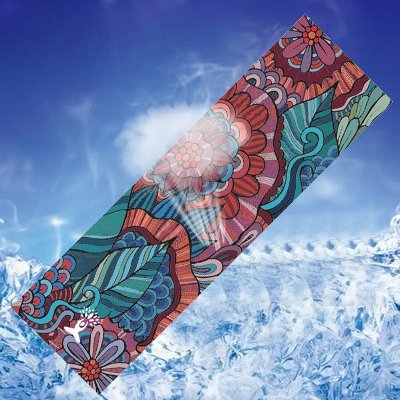 YogaPrintMat™ - Fleurs Bohèmes - Vitalité Yoga