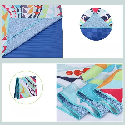 YogaPrintMat™ - Multicouleurs - Vitalité Yoga